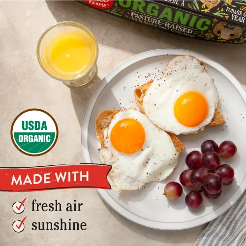 Miniatura 2 de Docena de huevos orgánicos Vital Farms. Huevos grandes, marrones con certificado