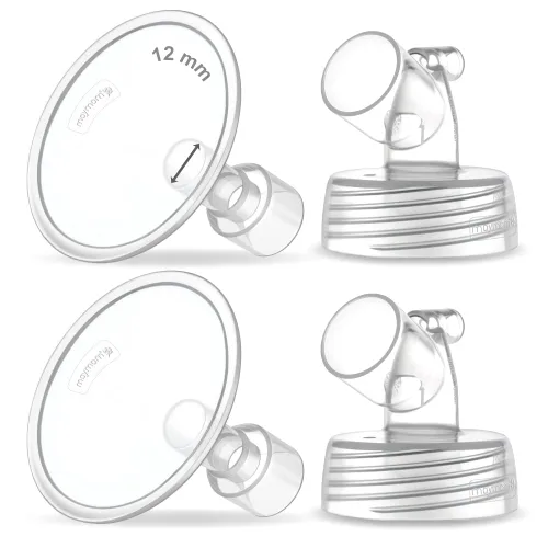 Miniatura 36 de Maymom Brida ancha compatible con bomba Spectra S1 S2, 0.748 in, 1 unidad Una brida transparente