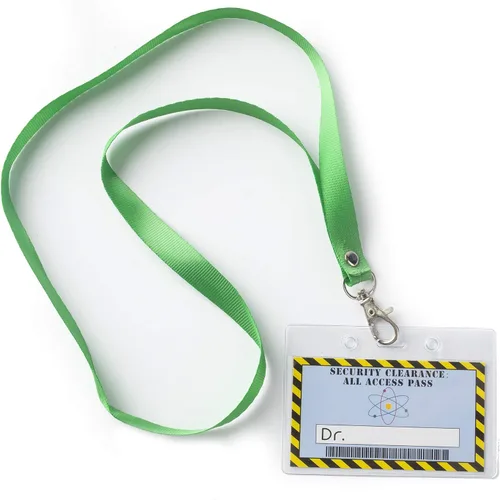 Paquete de 12 cordones para niños, paquete de 12 decoraciones de suministros para fiestas temáticas de científicos locos, etiqueta personalizada de