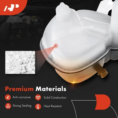 Miniatura 5 de A-Premium Tanque de depósito de recuperación de desbordamiento de refrigerante del motor [con tapa y sensor] compatible con Mercedes-Benz W221