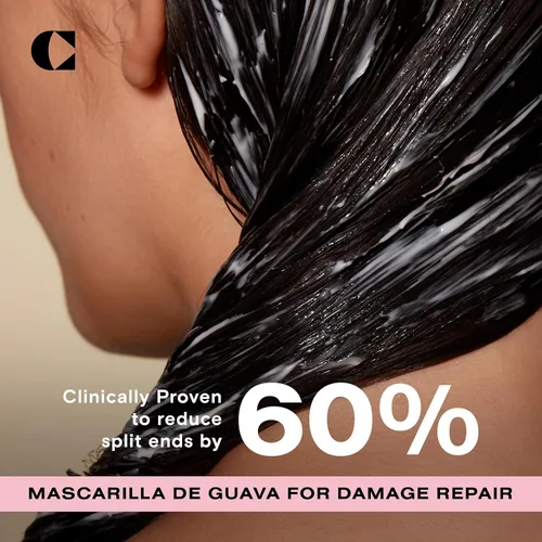 Miniatura 2 de Ceremonia Mascarilla para el cabello Guava Color & Damage Protect Tratamiento de reposición de humedad para cabello dañado y puntas abiertas