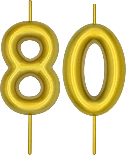 Miniatura 339 de DERVENTA Vela con números de 2.36 pulgadas, decoración perfecta para cumpleaños, brunch, postre, pastel, 1 pieza (número 0 rosa)