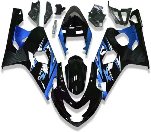 Miniatura 17 de Carenado completo de plástico blanco brillante para Suzuki 2004 2005 GSXR 600 750 inyección ABS nuevo Aftermarket Kit Kit de carrocería 04 05 10