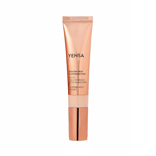 Miniatura 13 de YENSA BC Foundation - Base de cobertura completa, crema CC y BB en uno con SPF 40, enriquecida con ácido hialurónico y péptidos para hidratar