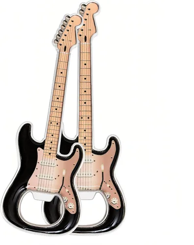 Abridor de botellas de cerveza, 2 piezas, abridor de botellas en forma de guitarra, regalo de guitarra, accesorios de cocina para bebedores, amantes