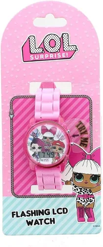 Miniatura 2 de MGA LOL Surprise - Reloj LCD intermitente, banda deportiva color rosa