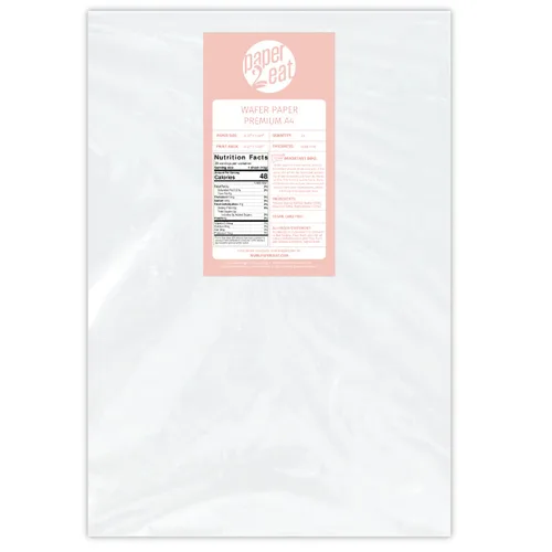 Miniatura 19 de Hojas de Papel Oblea Comestible Imprimible de paper2eat (0.40 mm - 25 hojas/Vainilla)