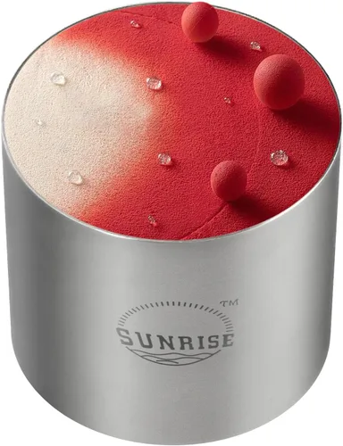 Miniatura 7 de Paquete de 4 moldes de acero inoxidable para suministros de cocina Sunrise, 3 x 2.75 pulgadas (3 x 2.75 pulgadas)