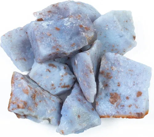 Miniatura 36 de Crocon Piedra Natural Áspera de Jade Verde de 2 Libras a Granel, Piedra Preciosa Cruda Natural para Tamboreado, Cabujones, Pulido, Minería
