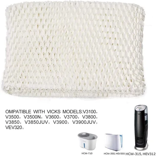 Miniatura 4 de HIFROM Filtros de mecha para humidificador WF2 compatibles con humidificador Kaz & Vicks 3020, V3100, V3500, V3500N, V3600, V3700, V3800, V3850