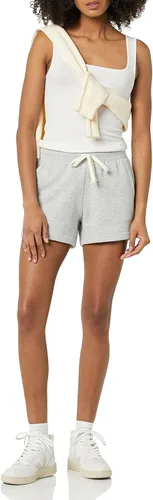 Miniatura 3 de Tienda Essentials Pantalones cortos de forro polar para mujer