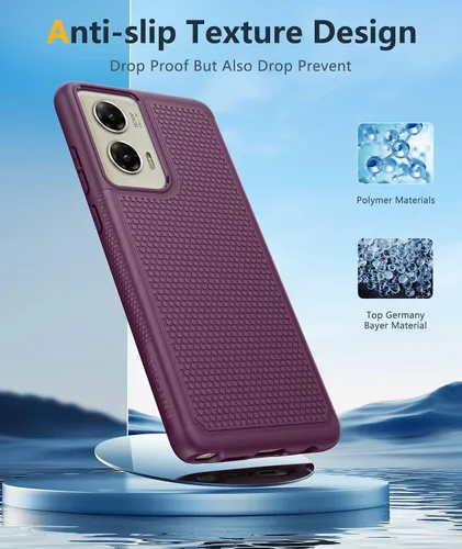 Miniatura 316 de FNTCASE Funda para iPhone 17 Pro: Fundas delgadas translúcidas de color azul claro compatibles con MagSafe, protección completa de la cámara