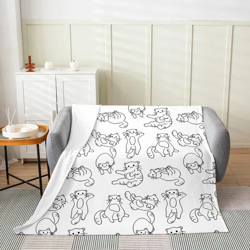 Miniatura 17 de Feelyou Coche de dibujos animados para niños, manta de franela de forro polar para construcción, manta mullida para decoración de camiones, cama