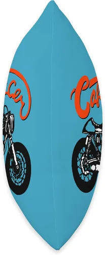 Miniatura 2 de American Cafe Racer Motorcycle Apparel and Merch Cafe Racer Biker Men Women Adult Teens Boys Girls Kids Youth Throw Pillow, 16x16, Multicolor