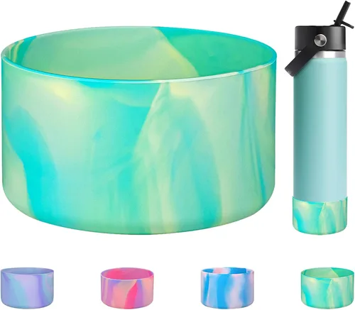 Miniatura 27 de HEYSKAY Funda protectora de silicona para botella de agua Hydro Flask y compatible con Stanley Tumbler, Yeti, Simple Modern, accesorios para Mezcla