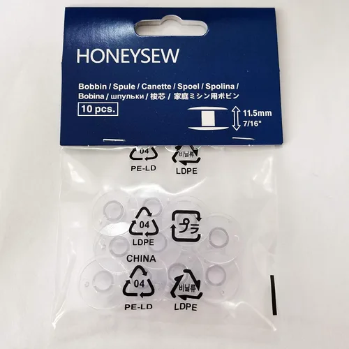 Miniatura 3 de HONEYSEW Bobinas SA156 para Brother XM2701 CS6000i CS7000i GX37 XR3774 CS5055PRW XR9550PRW HC1850 CS8800PRW PE800 SE600 NQ1600E Máquina de coser