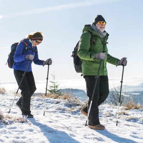 Miniatura 9 de ihuan Guantes de invierno para hombres y mujeres, guantes de clima frío para correr, ciclismo, guantes impermeables para la nieve, guantes cálidos