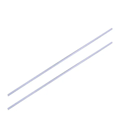 Miniatura 2 de Bettomshin 2 varillas de polioximetileno POM 0.394 in/0.39 "diámetro externo 3.3 ft/3.28 pies de longitud redondo duro palo ingeniería plástico