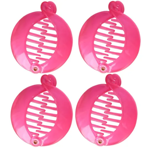 Miniatura 11 de Peines laterales surtidos de belleza sin esfuerzo de 2.5 pulgadas, pinzas para el pelo para cola de caballo, pinzas redondas de plátano, paquete