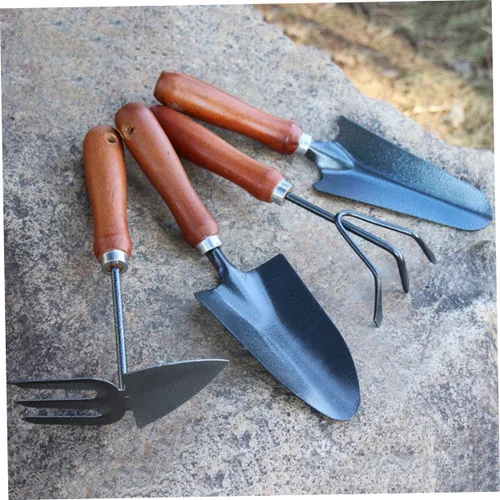 Miniatura 5 de VICASKY 1set Mini Iron Garden Tools Set Thicken Stoving Varnish Shovels for Planting Weeding Cultivating Durable and Lightweight Gardening Tools for