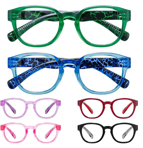 Miniatura 10 de Eyekepper Paquete de 5 lentes de lectura de gran tamaño, lectores retro para mujer, incluyen lectores Sunshine +0.50