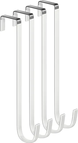 Miniatura 16 de Mars-Rock Ganchos de Metal Sobre la Puerta con Revestimiento de Plástico de 5.5" se Ajustan a Puertas de 0.5" a 1 3/8", 2 Piezas de Servicio Pesado