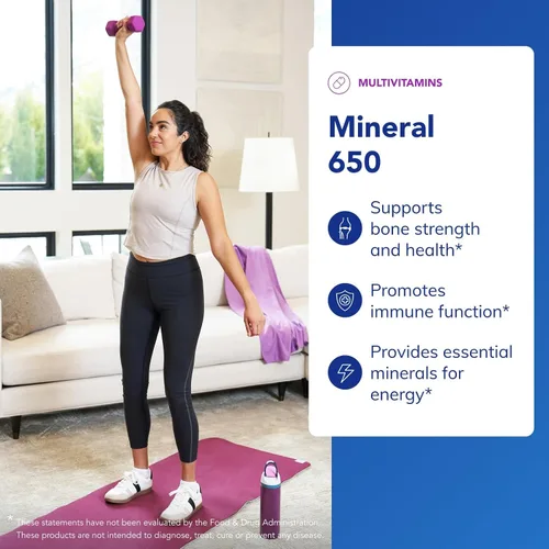 Miniatura 3 de Pure Encapsulations Mineral 650 Combinación Hipoalergénica de Quelato Equilibrado Minerales 180 Cápsulas