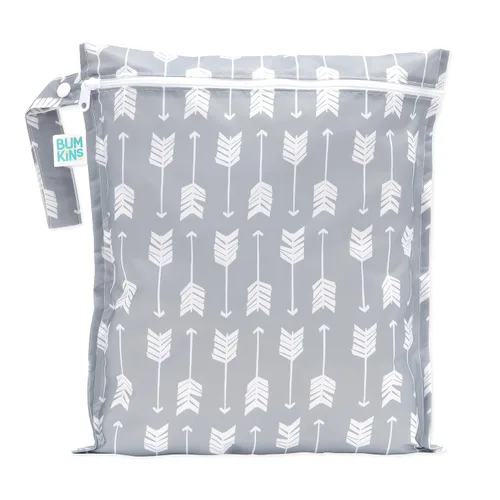 Miniatura 41 de Bumkins Bolsa Húmeda Colgante Impermeable Grande para Bebé, Lavandería, Ropa Sucia, Viajes, Traje de Baño, Pañales de Tela, Piscina, Toallas