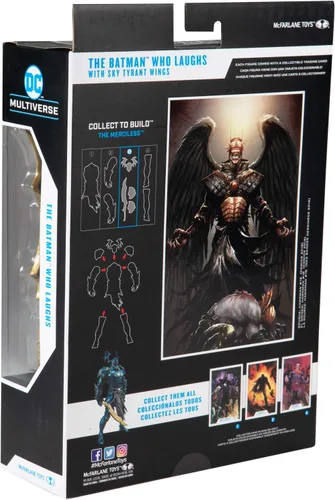 Miniatura 10 de DC Multiverse Batman Who Laughs with Sky Tyrant Wings Figura de acción de 7 pulgadas y piezas de construcción para figura de 'The Merciless
