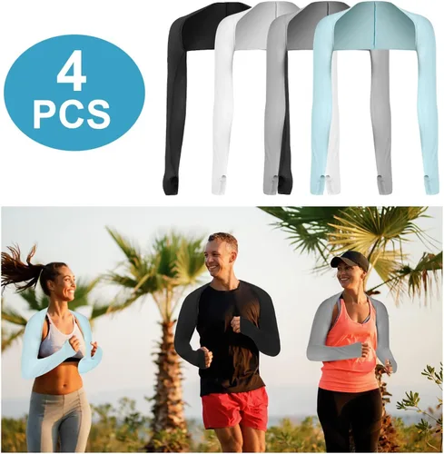 Miniatura 3 de PHOGARY Chal de enfriamiento mangas para brazos, protección solar UV, fundas de brazo cómodas y transpirables anti-UV para mujer