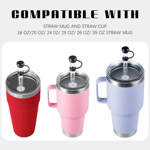 Miniatura 2 de 2 paquetes a prueba de derrames para Yeti, tapones para tapas de vaso Yeti de 42 onzas, 35 onzas, 25 onzas, tapón de silicona para Rambler de 26