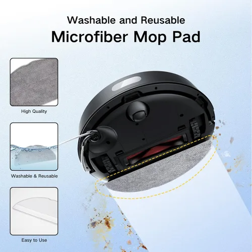 Miniatura 7 de VIEWALL Q7M5 - Kit de accesorios de repuesto para aspiradora robot Roborock Q7 M5/M5+, Q7 L5/L5+ Plus, 1 cepillo principal, 4 filtros HEPA, 4