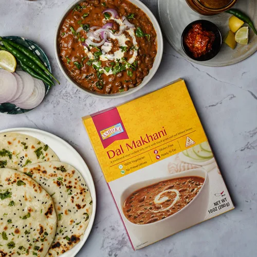 Miniatura 3 de Ashoka Comidas indias listas para comer desde 1930, 100% vegetariano Dal Makhani, comida india totalmente natural cocinada tradicionalmente, a base