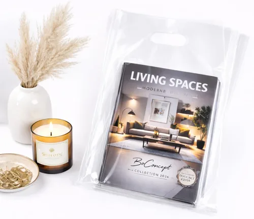 Miniatura 6 de Infinite Pack 100 bolsas de plástico transparentes con asas de 12"x15" 1.25Mil de espesor, bolsas brillantes de venta al por menor y de compras
