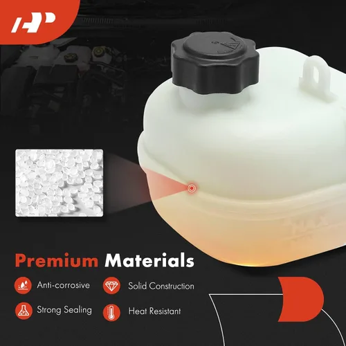 Miniatura 5 de A-Premium Tanque de depósito de recuperación de desbordamiento de refrigerante del motor compatible con Mini Cooper 2002-2008 L4 1.6L, repuesto #