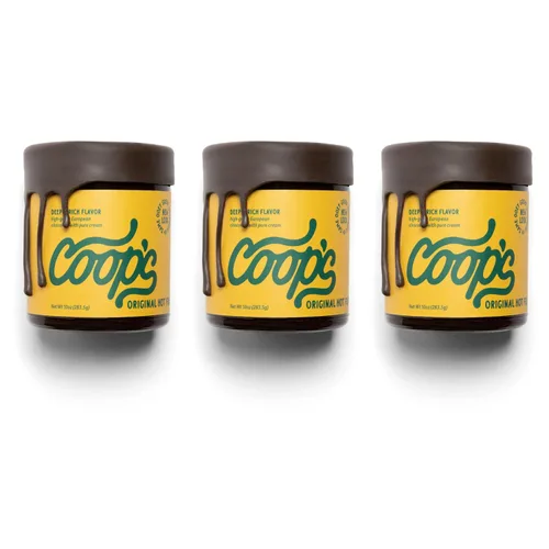 Miniatura 14 de Salsa de Caramelo Salado Coop's: Rica y Mantecosa, Gourmet, Todo Natural, Hecha a Mano, Sin Gluten, Sin GMO, Premiada, Toppings para Helado