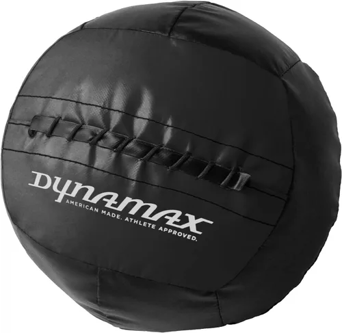 Miniatura 25 de Dynamax Standard Medicine Ball, 4–30 lb Soft Shell Wall Ball, 14-Inch Weighted Exercise Ball for Strength Training, Core Workouts, Conditioning &