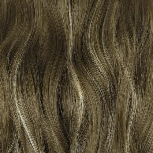 Miniatura 7 de 4 extensiones de cabello sintético suave y natural para mujer, rubio miel, mezcla de castaño castaño, extensiones para mujer