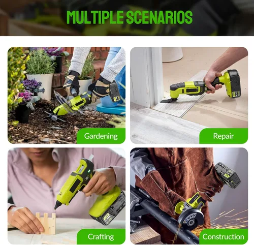 Miniatura 7 de Abeden Repuesto para batería Ryobi de 18 V, 1 paquete P108 de 4.0 Ah de alto rendimiento compatible con herramientas y cargadores ONE+ de 225+ 18V