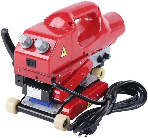 Soldador de cuña caliente de membrana, máquina de soldadura de geomembrana de 800W, Máquina de sellado de película de PVC soldador de revestimiento
