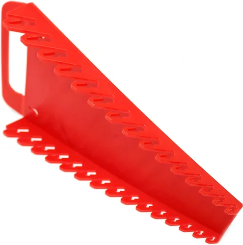 Miniatura 6 de Kit de bandeja organizadora de llaves de agarre de 15 herramientas, 2 soportes portátiles de plástico para bandejas de agarre