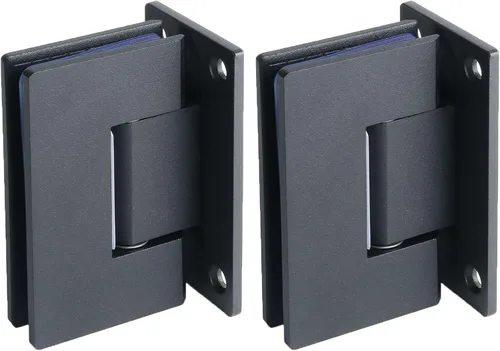 Miniatura 12 de Alise Bisagras de Puerta de Ducha de Vidrio, Bisagras de Puerta de Ducha de 180 Grados para Puertas de Vidrio, Bisagras de Gabinete de Acero Cromo