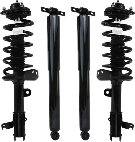 Miniatura 79 de Detroit Axle - Amortiguadores de puntales para Nissan Sentra 2007-2012 [Base S SL SR] Puntales delanteros completos con amortiguadores traseros
