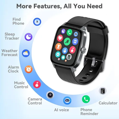 Miniatura 7 de Reloj podómetro, no requiere aplicación/teléfono, pantalla de 1.85 pulgadas, reloj de seguimiento de actividad física con podómetro, contador