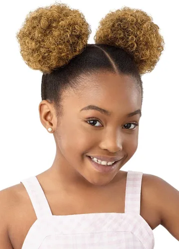 Miniatura 2 de Outre Lil Looks - Cola de caballo con cordón - MINI DUO PUFFS (1)