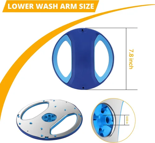 Miniatura 2 de 5304517982 Reemplazo del brazo de lavado inferior para lavavajillas Frigidaire Brazo de pulverización inferior El rociador orbital inferior