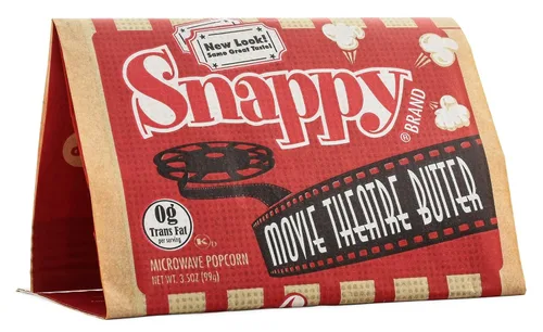 Miniatura 6 de Snappy Palomitas de maíz para microondas con mantequilla para cine y cine, 3.5 onzas, paquete de 48