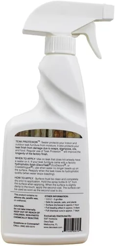 Miniatura 5 de EcoDecors Loveable Protexion - Sellador de teca de 16 onzas para muebles de exterior