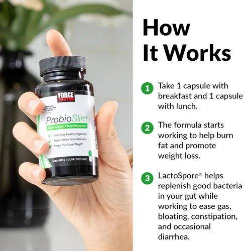 Miniatura 4 de Suplemento digestivo prebiótico SmartBiotics Probiomune de capa doble para soporte digestivo, PBS-PBS060XX-FG, ProbioSlim, 1, 1