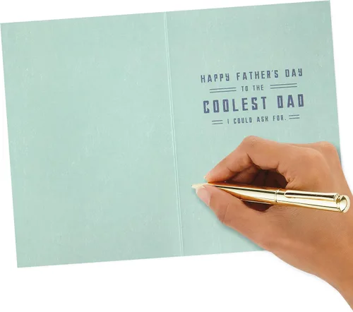 Miniatura 7 de Hallmark Tarjeta del día del padre para papá con regalo (enfriador de latas de bebida extraíble) Día del Padre Padre extraíble enfriador de latas